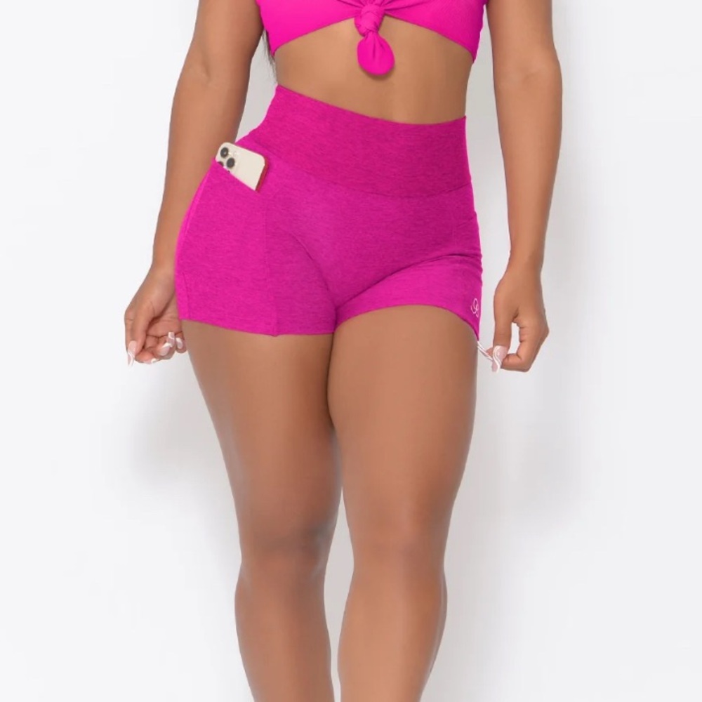 Bombshell Sportswear Ultra Pink Small Shorts